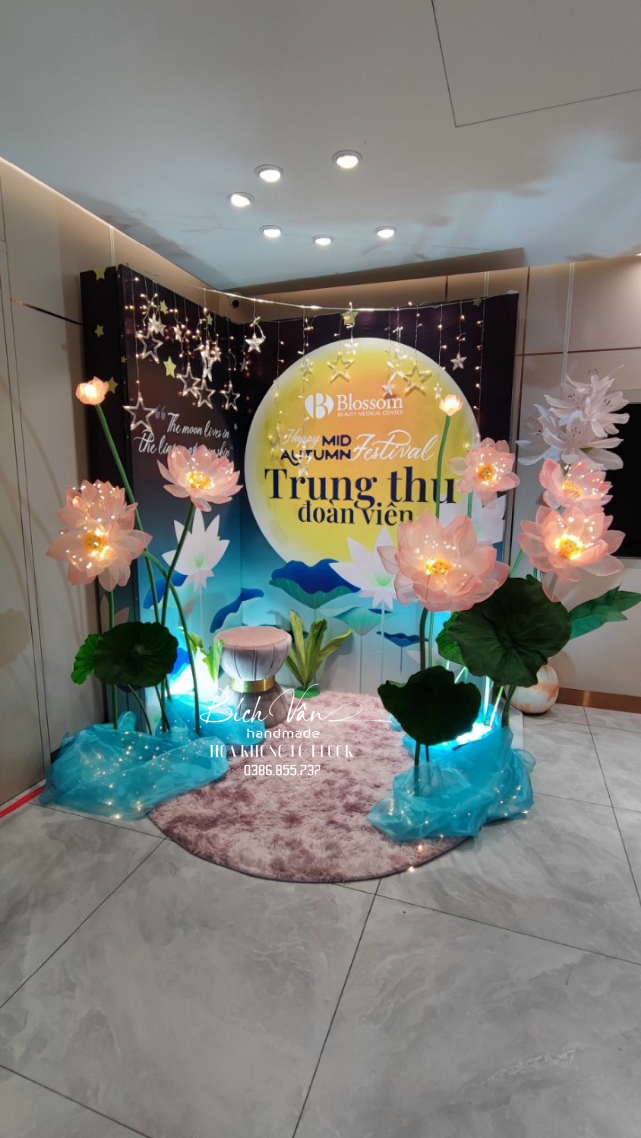 Trang trí góc đậm chất không gian Trung Thu