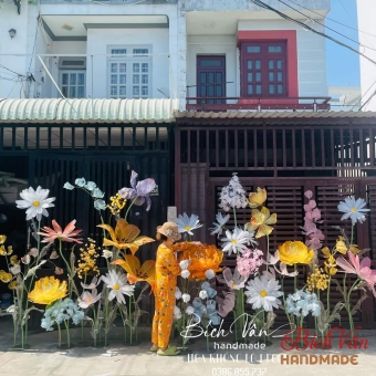 Bộ Hoa Khổng Lồ Phối Đủ Loại Trang Trí Sự Kiện